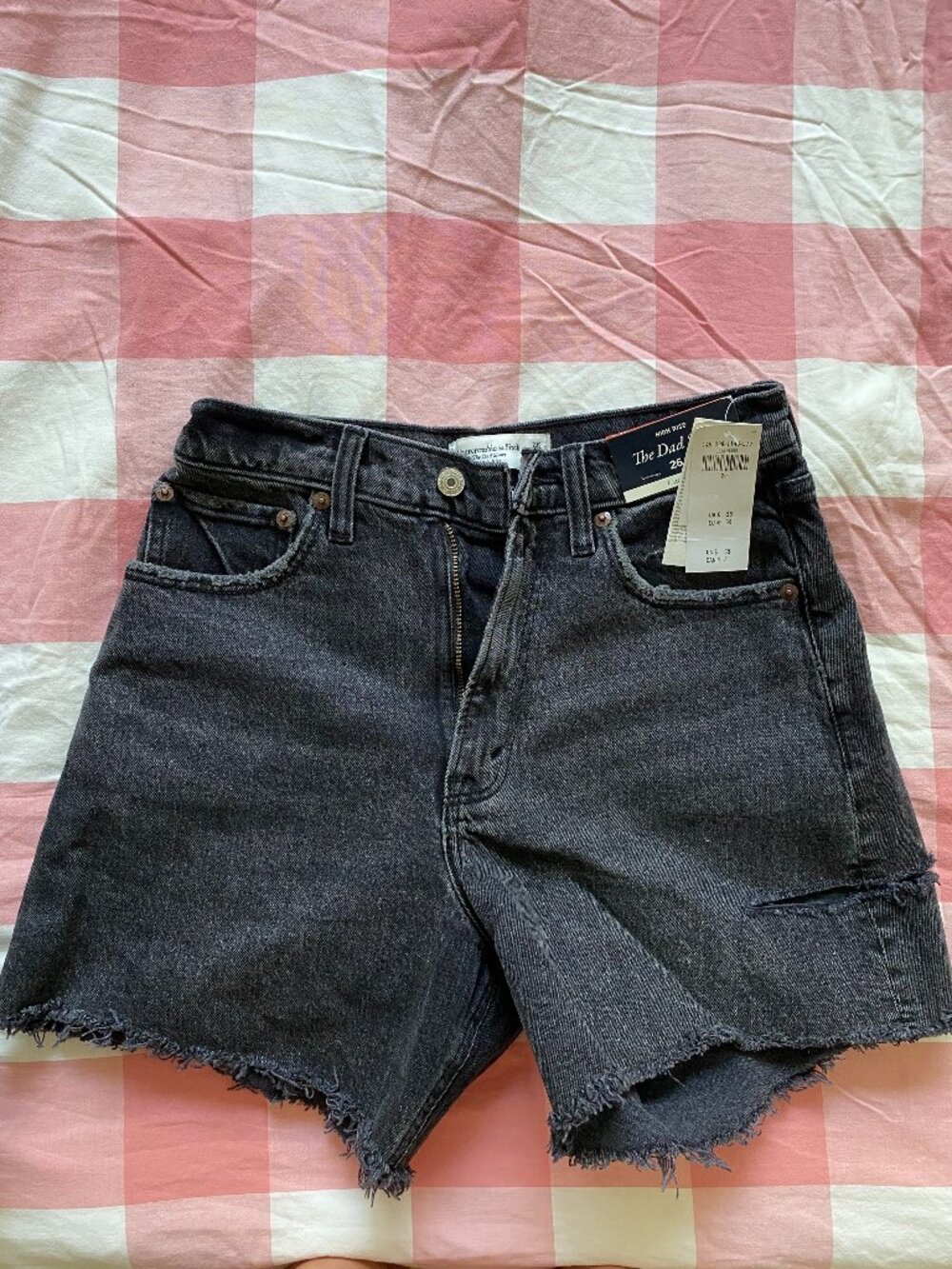 abercrombie & fitch curve love jean shorts nwt